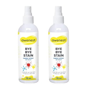 awenest bye bye stain  instant fabric stain remover spray  toxin-free