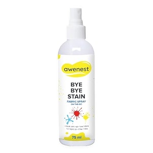 awenest fabric stain remover spray  bye bye food stain  50 stains - 75ml
