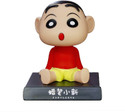 AweStuffs Shinchan Phone Holder Car Decoration Bobblehead Action Figure