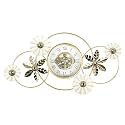 Vintage Retro Old Fashioned Decorative Quiet Non-Ticking Sweep Second Hand, Quartz Analog Large Numerals Desk Clock, Battery Operated (AK-01)