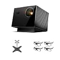 AWOL Valerion VisionMaster Max with Ceiling Mount Conversion Plate and DLP Link 3D Glasses(4 Pack）
