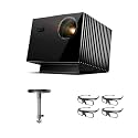AWOL Valerion VisionMaster Max with Ceiling Mount and DLP Link 3D Glasses(4 Pack）