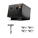 AWOL Valerion VisionMaster Pro2 with Ceiling Mount and DLP Link 3D Glasses(4 Pack）