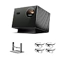 AWOL Valerion VisionMaster Pro2 with Desktop Gimbal Stand and DLP Link 3D Glasses(4 Pack）