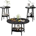 AWQM Coffee Table, Coffee Table Set of 3, Coffee Tables for Living Room