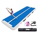 AWSUM Inflatable Gymnastics Mat, Air Tumbling Mat with Pump for Home &amp; Gym