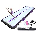 AWSUM Inflatable Gymnastics Mat, Air Tumbling Mat with Pump for Home &amp; Gym