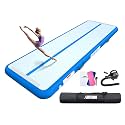 AWSUM Inflatable Gymnastics Mat, Air Tumbling Mat with Pump for Home &amp; Gym