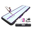 AWSUM Inflatable Gymnastics Mat, Air Tumbling Mat with Pump for Home &amp; Gym