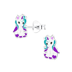 aww so cute 925 sterling silver hypoallergenic unicorn stud earrings for babies kids amp girls  diwali giftbirthday gift  comes in a gift box  925 stamped with certificate of authenticity  er1689