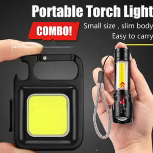 awza multifunction keychain rechargeable led light with bottle opener magnetic base 6 hrs lantern emergency light black