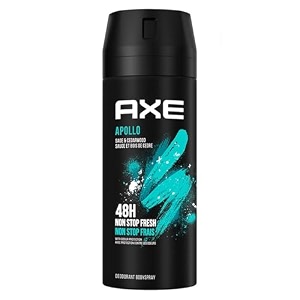 axe apollo sage amp cedarwood deodorant body spray for men  48h odour protection  invigorating scent150ml