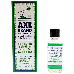 arm axe brand universal oil 5ml pack of 2 for quick relief of cold headache blocked nose insect bite amp muscular pain