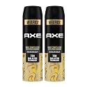 Axe Gold Temptation Long Lasting Deodorant Bodyspray For Men, 215ml, Pack of 2