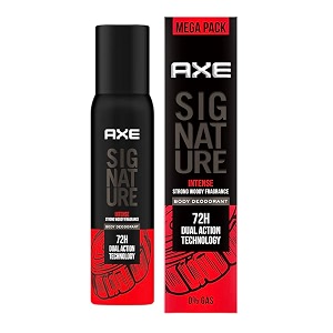 axe signature intense long lasting deodorant no gas body perfume for men 200 ml