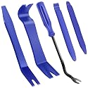 AXELECT 5 Pack Trim Removal Tool Kit, No Scratch Plastic Pry Tool Kit,Auto Trim Tool Kit Car Tools,Car Panel Door Window Tools Kit,Fastener Removal Interior Trim Tools