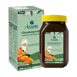 axiom royal ayurvedic chyawanprash 250gm  2x immunity  made with deshi cow gheea2 ghee kashmiri saffron  wild natural honey  who gmp glp certified product  no artificial colour  flavours