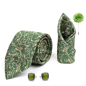 axlon tie for men  paisley silk neck ties set with cufflinks flower pin pocket square amp black gift box combo necktie sets for office wear formal suits amp weddings 0 axparrx