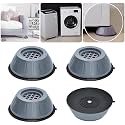 AXN Refrigerator Stand, Washing Machine Stand, Furniture Base Stand, Fridge Stands for Single Door (Pack of 4) (Grey), Medium