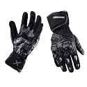 Axor Gator Riding Gloves Providing Enhanced Grip and Impact Protection with Touchscreen Functionality and an Adjustable Fit-Black -XL