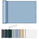 AXT SHADE Balcony Privacy Protective Screens 90x300cm PES Weatherproof with UV Protection for Balcony Covering-Anthracite