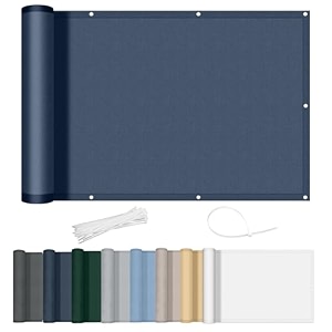 axt shade balcony privacy screen 90 x 600 cm 170 g uv blocking privacy protection and security of balcony railings anthracite