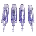 MYM Derma Pen Micro Needle Cartridge for Ultima A1/A6/M5/M7/N2 Derma Pen Replacement 12,36 and Nano Round Microneedle Therapy System (Blue 12, Pack of 5)