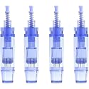MYM Derma Pen Micro Needle Cartridge for Ultima A1/A6/M5/M7/N2 Derma Pen Replacement 12,36 and Nano Round Microneedle Therapy System (Blue 12, Pack of 15)