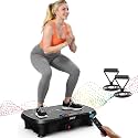 AXV Vibration Plate Fitness Platform Exercise Machine Vibrating Shaking Full Body Shaker Workout Vibrate Stand Shake Board Sport for Weight Loss Fat Burner for Gym Home Office