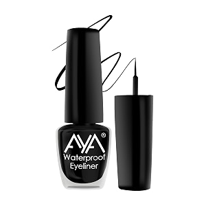 aya waterproof eyeliner quick drying smudge proof long lasting amp waterproof metallic liquid color eyeliner for eye makeup black 5 ml r