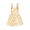 Ayalinggo Toddler Baby Girl Sunflower Print Overalls Shorts with Pocket Suspender Trousers Cute Summer Clothing Outfit