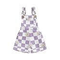 Ayalinggo Toddler Baby Girl Sunflower Print Overalls Shorts with Pocket Suspender Trousers Cute Summer Clothing Outfit