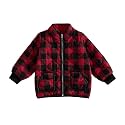 Ayalinggo Toddler Baby Girls Boys Winter Warm Vest Clothes Buffalo Plaid Christmas Jacket Kids Puffer Quilted Gilet Coat