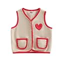 Ayalinggo Toddler Baby Girls Boys Winter Warm Vest Clothes Buffalo Plaid Christmas Jacket Kids Puffer Quilted Gilet Coat