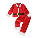 Ayalinggo Toddler Kids Girl Christmas Pajamas Baby Green Satin Silk Button Down Shirts Jammies Xmas Matching Pjs Outfits