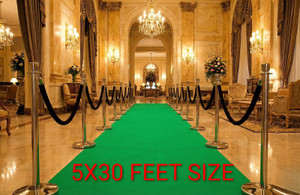 AyanCarpets 30 ft X 5 ft Synthetic