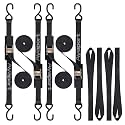 Ayaport Cam Buckle Tie Down Straps 10 feet, 4 Pack