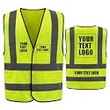 AYKRM 12 colour High visibility viz vest hi vis viz reflective work construction safety vest (XS-8XL)