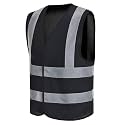 AYKRM 12 colour High visibility viz vest hi vis viz reflective work construction safety vest (XS-8XL)