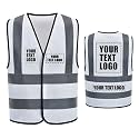 AYKRM 12 colour High visibility viz vest hi vis viz reflective work construction safety vest (XS-8XL)
