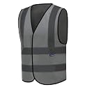AYKRM 12 colour High visibility viz vest hi vis viz reflective work construction safety vest (XS-8XL)