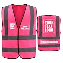AYKRM 12 colour High visibility viz vest hi vis viz reflective work construction safety vest (XS-8XL)