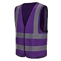 AYKRM 12 colour High visibility viz vest hi vis viz reflective work construction safety vest (XS-8XL)
