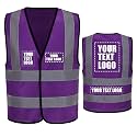 AYKRM 12 colour High visibility viz vest hi vis viz reflective work construction safety vest (XS-8XL)