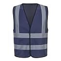 AYKRM 12 colour High visibility viz vest hi vis viz reflective work construction safety vest (XS-8XL)