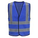 AYKRM 12 colour High visibility viz vest hi vis viz reflective work construction safety vest (XS-8XL)