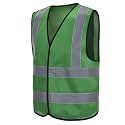 AYKRM 12 colour High visibility viz vest hi vis viz reflective work construction safety vest (XS-8XL)