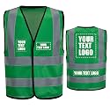 AYKRM 12 colour High visibility viz vest hi vis viz reflective work construction safety vest (XS-8XL)
