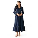 Ayli Women39s Textured Long Frock Full