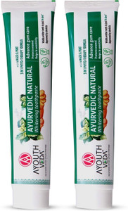 ayouthveda natural toothpaste pack 2 toothpaste 200 g pack of 2